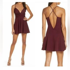 Katie May Babygirl Swing Dress Sangria Size L